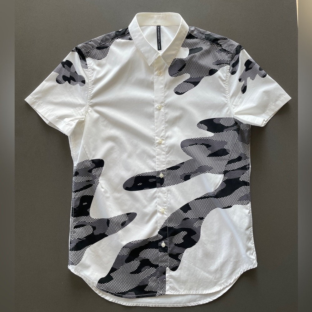 BlackBarrett by Neil Barrett short sleeve button down shirt